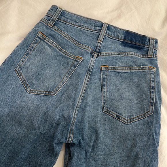 Abercrombie ankle straight ultra high rise jean in curve love style size 2/26 - Picture 5 of 6